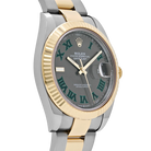 Datejust 41mm Yellow Gold Stainless Steel Wimbledon Slate Dial Oyster 126333