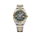 Datejust 41mm Yellow Gold Stainless Steel Wimbledon Slate Dial Oyster 126333