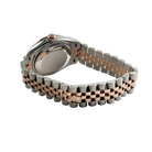 Lady-Datejust 31mm 278381RBR Stainless Steel Rose Gold Brown Roman Numerals Diamond Dial Diamond Bezel Jubilee