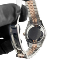 Lady-Datejust 31mm 278381RBR Stainless Steel Rose Gold Brown Roman Numerals Diamond Dial Diamond Bezel Jubilee