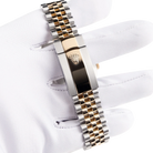 Datejust 41mm Stainless Steel Yellow Gold Black Diamond Dial Jubilee 126333-006