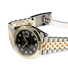 Datejust 41mm Stainless Steel Yellow Gold Black Diamond Dial Jubilee 126333-006