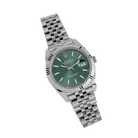 Datejust 41mm Steel White Gold Mint Green Dial Mens Watch 126334-0028
