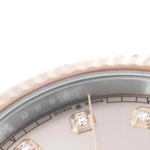 Datejust 41 Steel Everose Gold Sundust Diamond Dial Mens Watch 126331