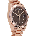 Day-Date 40mm Rose Gold Chocolate Dial m228235-0053