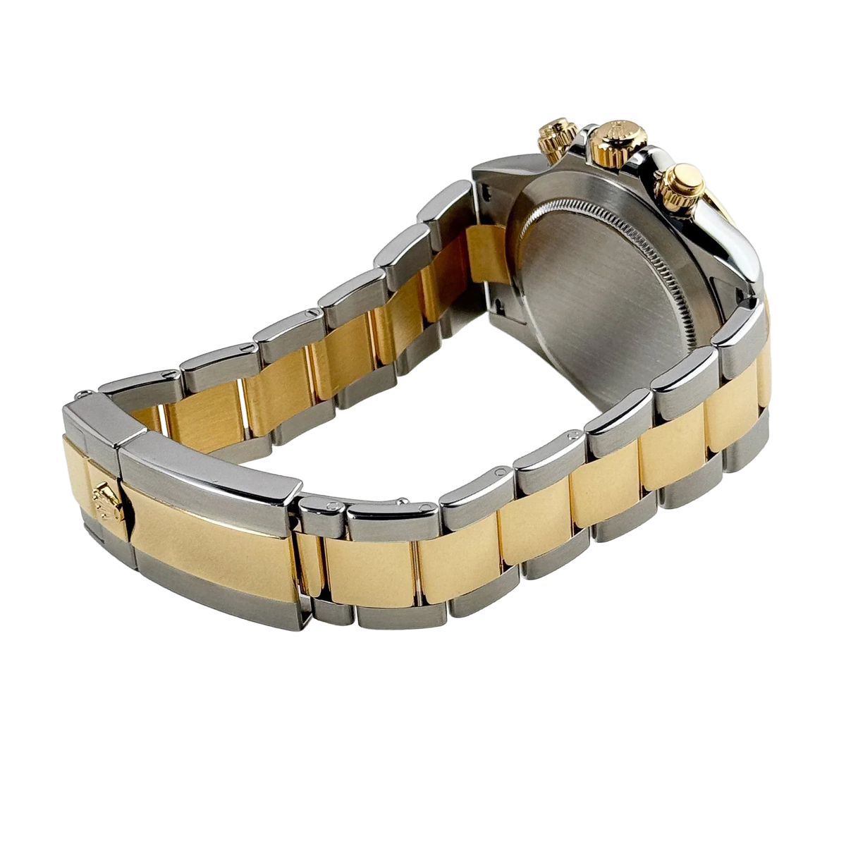 Daytona 40mm Yellow Gold Stainless Steel Black Dial 116503