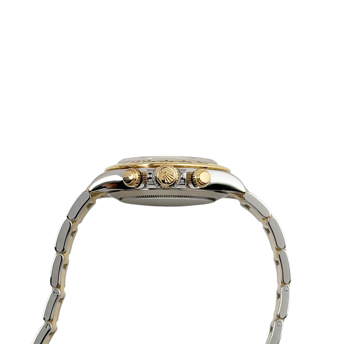 Daytona 40mm Yellow Gold Stainless Steel Black Dial 116503
