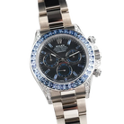 Daytona 40mm 126599TSA White Gold Silver Sheen Obsidian Dial Sapphire Bezel