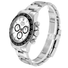 Daytona 40mm Stainless Steel White Panda Dial 126500