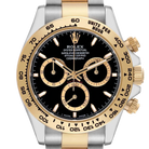 Daytona 40mm Steel Yellow Gold Black Dial Mens Watch 126503