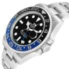 GMT Master II 40mm Steel Black Blue Batman Bezel Mens Watch 116710