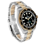 GMT Master II 40mm Steel Yellow Gold Mens Watch 116713