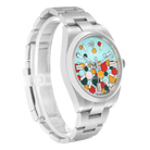 Oyster Perpetual 41mm Celebration Dial Steel Mens Watch 124300