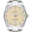 Oyster Perpetual 41mm Steel Beige Dial Mens Watch 134300