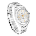 Oyster Perpetual 41mm Steel Silver Dial Mens Watch 124300