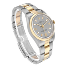 Oyster Perpetual 34mm Steel Yellow Gold Slate Dial Mens Watch 14203