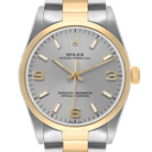 Oyster Perpetual 34mm Steel Yellow Gold Slate Dial Mens Watch 14203