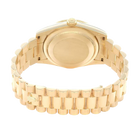 President Day-Date 36mm Yellow Gold Diamond Bezel Mens Watch 118348