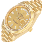 President Day-Date 40mm Yellow Gold Diamond Mens Watch 228238