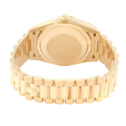President Day-Date 36mm Yellow Gold Green Diamond Dial Mens Watch 128238