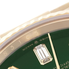 President Day-Date 36mm Yellow Gold Green Diamond Dial Mens Watch 128238
