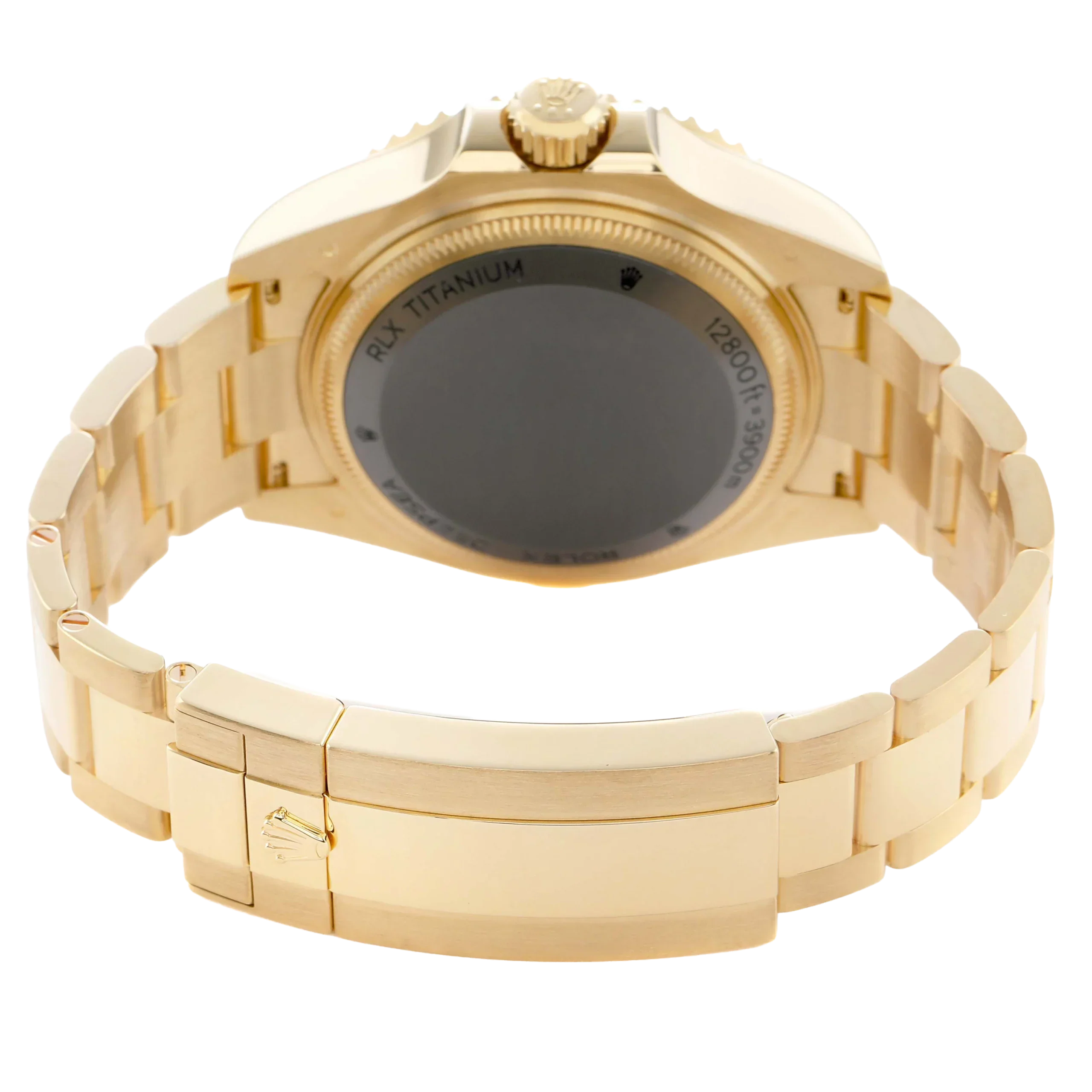 Seadweller Deepsea 44mm Yellow Gold Blue Dial Mens Watch 136668