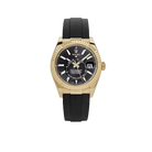 Sky-Dweller 42mm Yellow Gold Bright Black Dial 336238