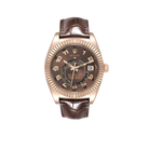Sky-Dweller 42mm  Everose Chocolate Brown Dial Rose Gold Watch 326135