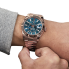 Sky-Dweller 42mm 18k Everose Gold Mens Watch 336935-0005