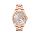 Sky-Dweller 42mm  Rose Gold Sundust Dial Mens Watch 326935