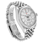 Sky-Dweller 42mm  Silver Dial Steel White Gold Mens Watch 326934