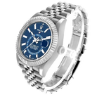 Sky-Dweller 42mm Steel White Gold Blue Dial Mens Watch 326934