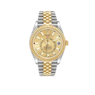 Sky Dweller 42mm Steel Yellow Gold Dial Mens Watch 326933