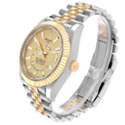 Sky Dweller 42mm Steel Yellow Gold Dial Mens Watch 326933
