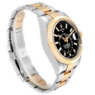Sky Dweller 42mm Yellow Gold Steel Black Dial Mens Watch 326933
