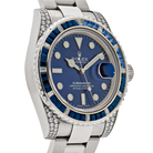 Submariner Date 40mm 116659SABR White Gold Blue Dial Sapphire Diamond Bezel