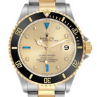 Submariner Steel Yellow Gold 40mmDiamond Serti Mens Watch 16613