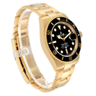 Submariner 41mm Yellow Gold Black Dial Bezel Mens Watch 126618