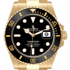 Submariner 41mm Yellow Gold Black Dial Bezel Mens Watch 126618