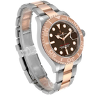 Yachtmaster 40 Rose Gold Steel Brown Dial Mens Watch 116621
