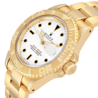 Yachtmaster 40mm Yellow Gold White Dial Mens Watch 16628
