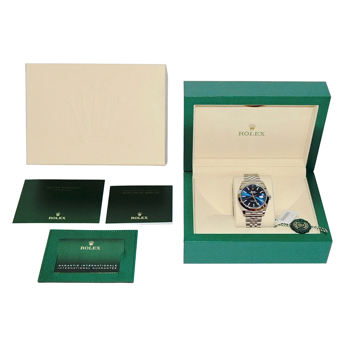 Datejust Oyster 41 mm Oystersteel Blue Dial 126300-0002