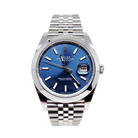 Datejust Oyster 41 mm Oystersteel Blue Dial 126300-0002