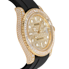 Yacht-Master 226668TBR, 18K Yellow Gold, Pave Index Dial, Oysterflex Bracelet, 42 mm