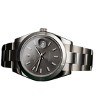 Datejust Oyster 41 mm Oystersteel Grey Dial 126300-0007
